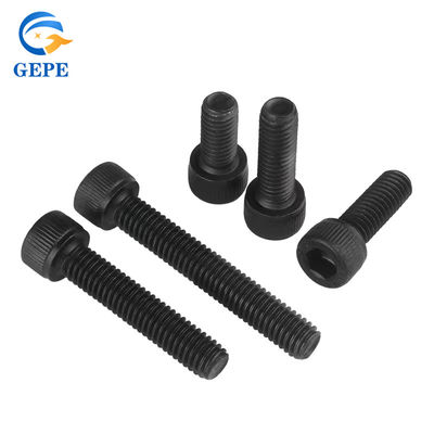 DIN912 tuercas y pernos negro de conexión hexagonal de tornillo de aleación de conexión hexagonal de cabeza de tapa de conexión hexagonal de tornillo