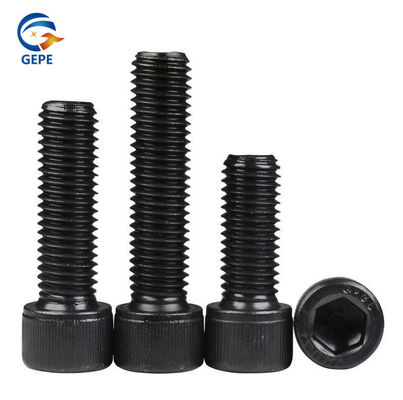 Oxido negro Hexagonal Allen tornillos de conexión de grado 12.9 Hex Socket Bolts Cap cabeza de tornillo