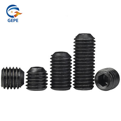 DIN916 Nuts y pernos hexadecimales de óxido negro de acero al carbono de grado 12.9 33H 45H
