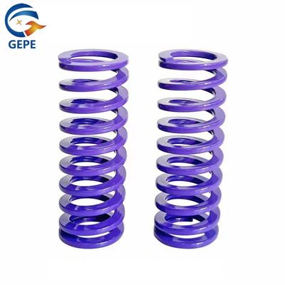 GEPE 55CrSi Primaveras de compresión de bobina púrpura, alta resistencia Primavera plana rectangular