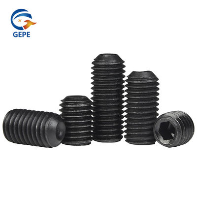 DIN916 Nuts y pernos hexadecimales de óxido negro de acero al carbono de grado 12.9 33H 45H
